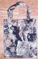 Tasche mit Katzen Motiv