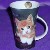 Tasse mit red tabby/ white K�tzchen