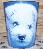 Metall Abfalleimer Westhighland Terrier