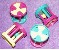 Kleine Trommel mit Gl�ckchen, bunt