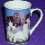 Sch�ne Katzentasse mit 2 brown tabby/ white K�tzch